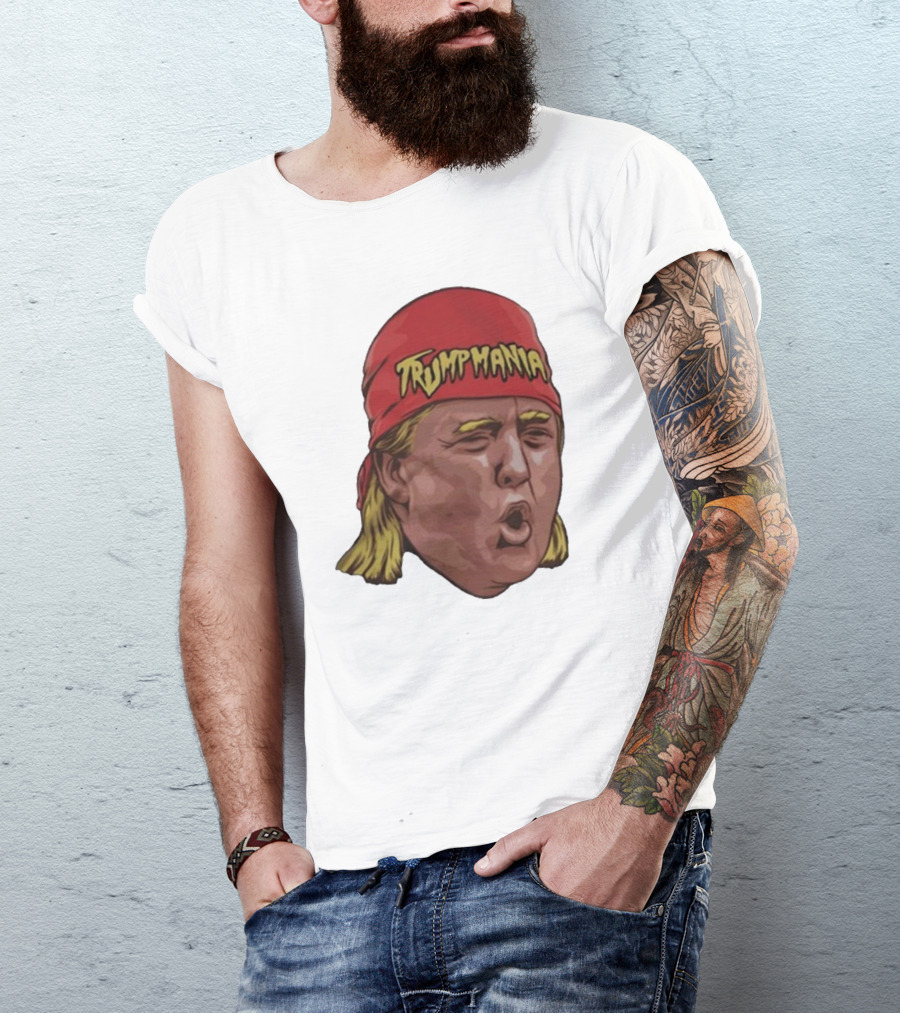 Trumpmania Wrestling Headband Hulk Hogan T-Shirt