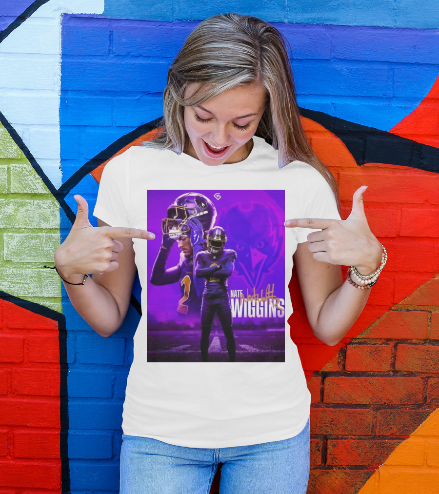 Nate Wiggins Baltimore Ravens NFL Signature Y’all Mess With It T-Shirt