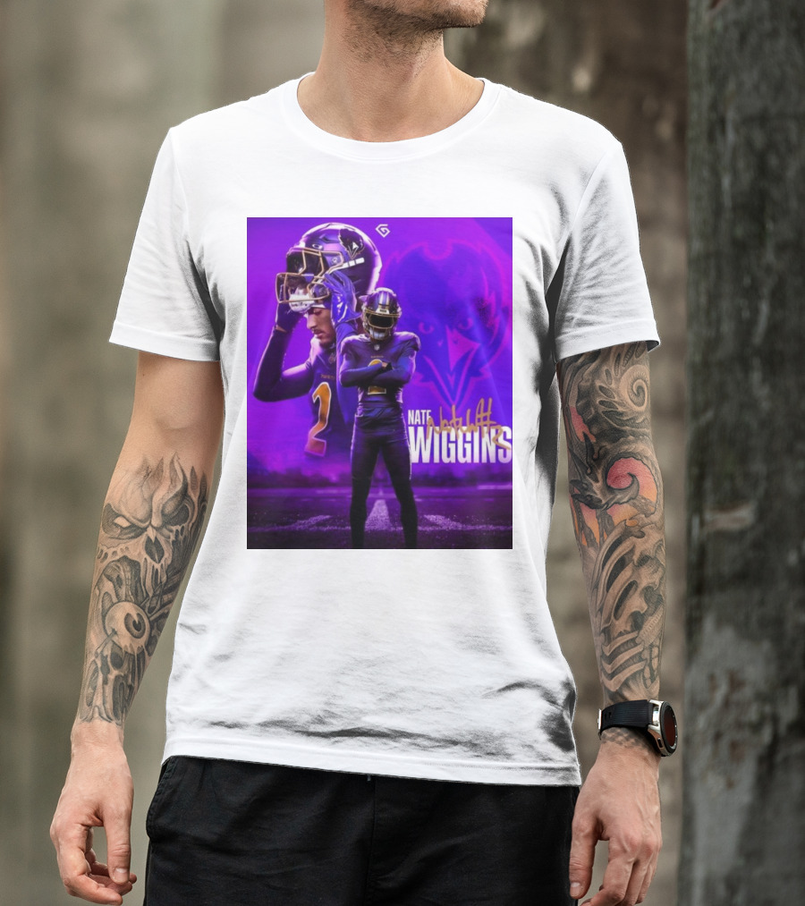 Nate Wiggins Baltimore Ravens NFL Signature Y’all Mess With It T-Shirt