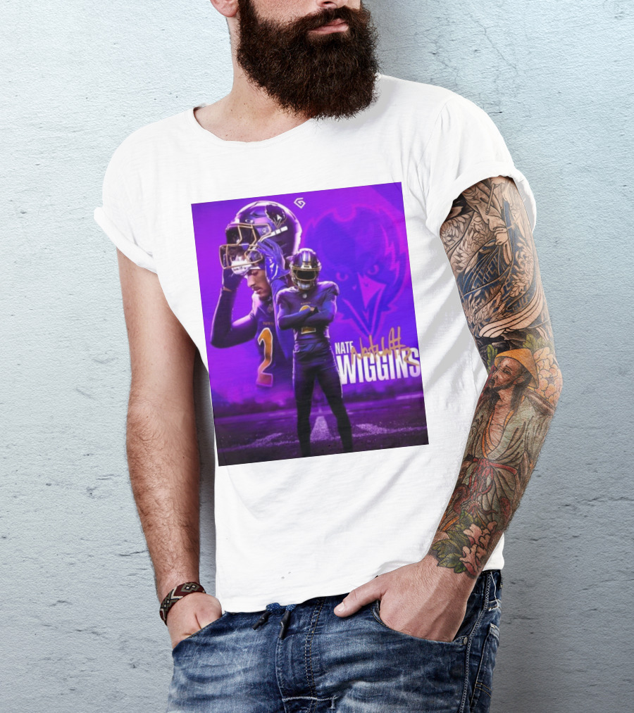 Nate Wiggins Baltimore Ravens NFL Signature Y’all Mess With It T-Shirt
