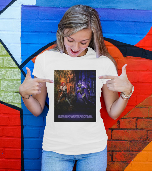 Thursday Night Football NFL Baltimore Ravens Vs Cincinnati Bengals Showdown T-Shirt