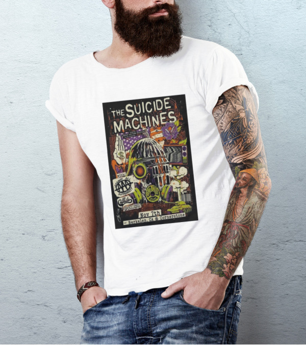 The Suicide Machines Against All Authority Catbite Omnigone Berkeley CA November 7th T-Shirt