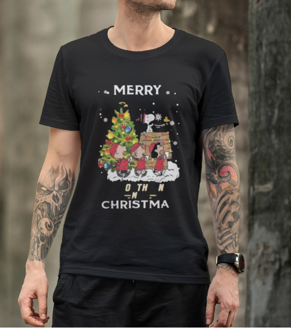Southern Miss Golden Eagles Merry Christmas 2024 Snoopy And Friends T-Shirt