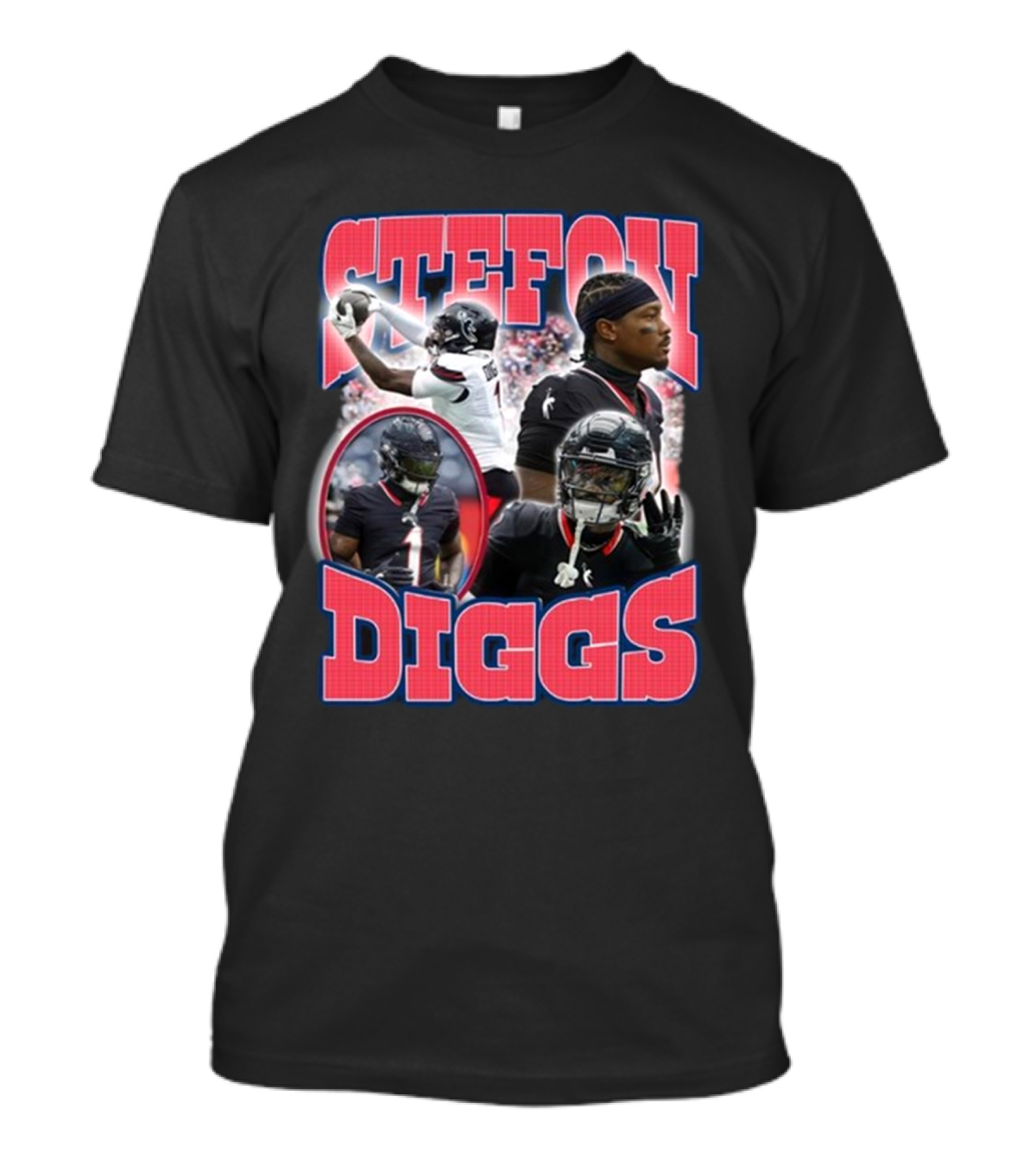 Stefon Diggs Houston Texans NFL 2024 Texans Players T-Shirt