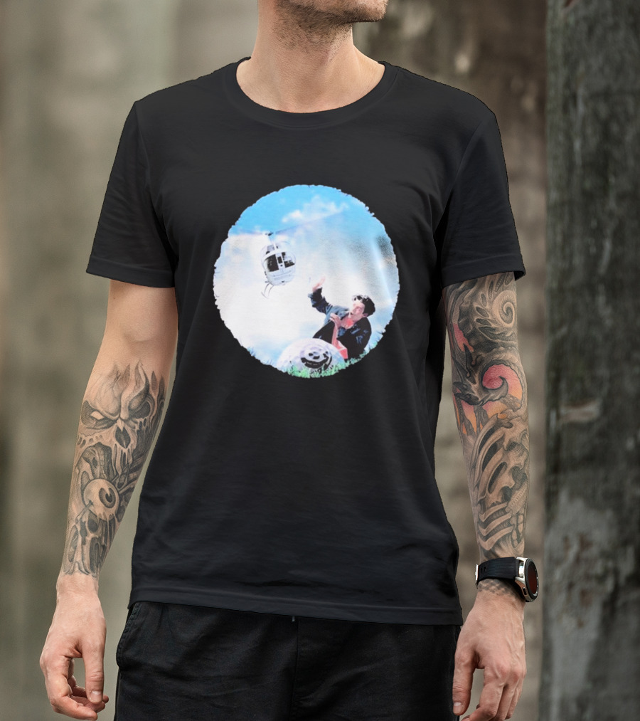 All But 6 Records Helicopter Happy Hunting T-Shirt
