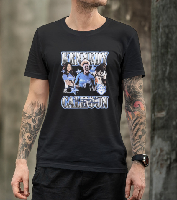 Kennedy Calhoun Saint Louis Billikens 4 Blue Jersey 90s T-Shirt