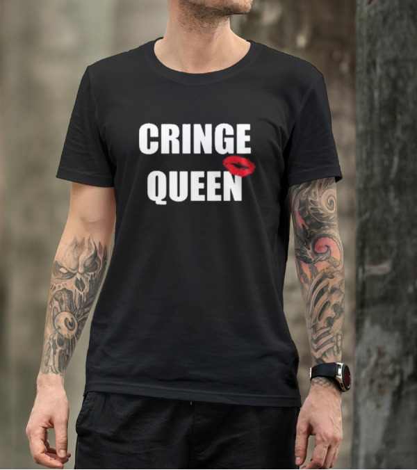 Cringe Queen Lip Print T-Shirt