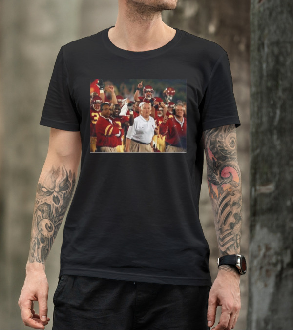 Rip Coach John Robinson Fight On Forever USC Trojans Football Team Victory Celebrations T-Shirt