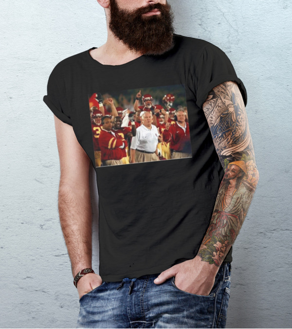 Rip Coach John Robinson Fight On Forever USC Trojans Football Team Victory Celebrations T-Shirt