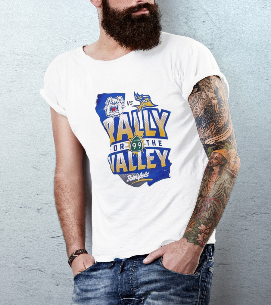 Georgia Bulldogs Vs Los Angeles Chargers Highway 99 Rally For The Valley Bakersfield T-Shirt