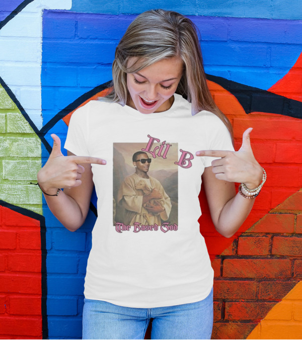Lil B The Based God Savior Image With Sunglasses And Lamb T-Shirt