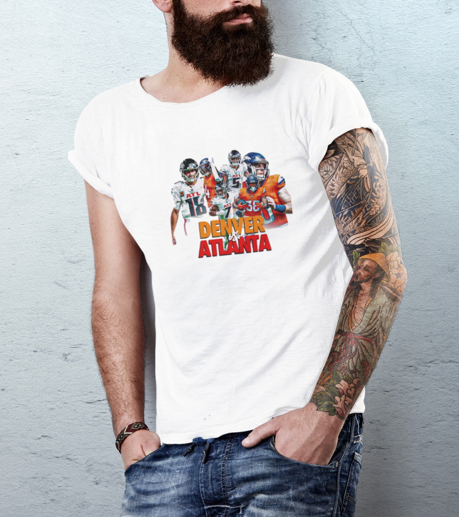 Denver Vs Atlanta NFL Broncos Vs Falcons Players Sunday 11 17 T-Shirt