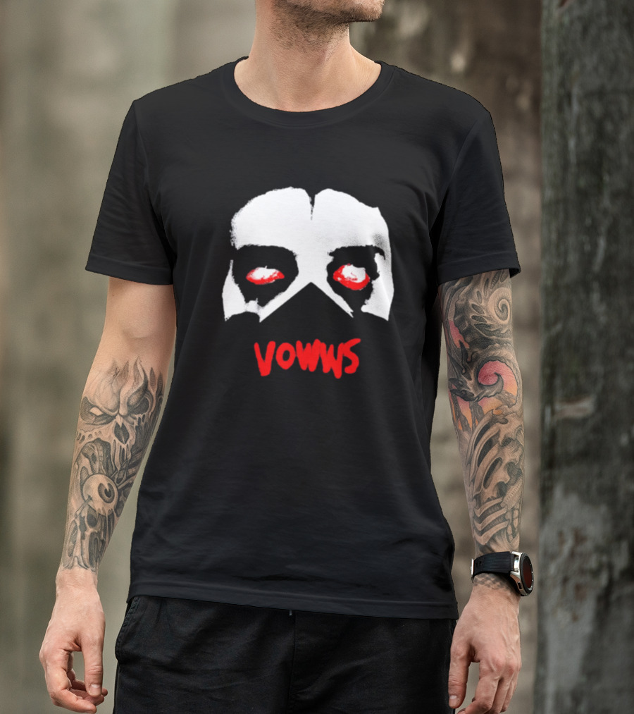 Vowwsband Vowws Hollow Face Red Eyes T-Shirt