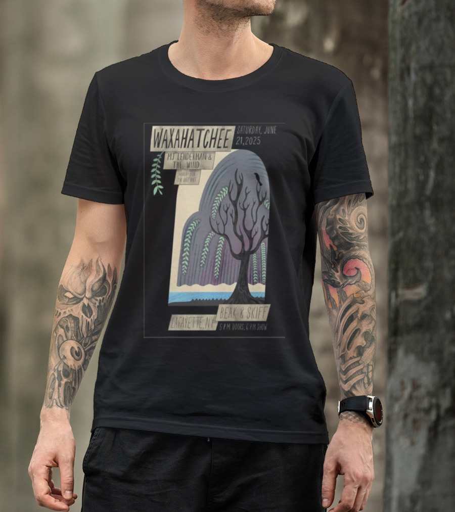 Waxahatchee Lafayette NY Beak And Skiff June 21 2025 Show With MJ Lenderman And The Wind T-Shirt