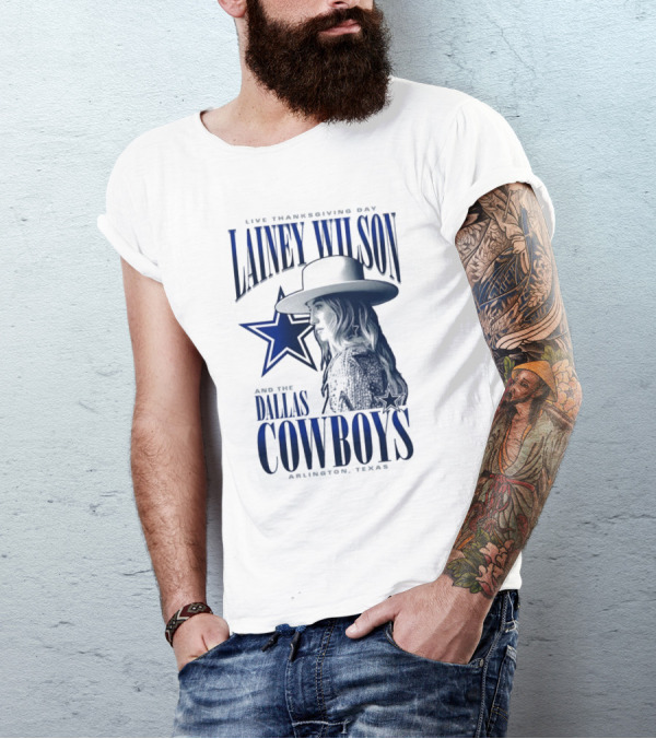 Lainey Wilson Live Thanksgiving Day With Dallas Cowboys Arlington Texas T-Shirt