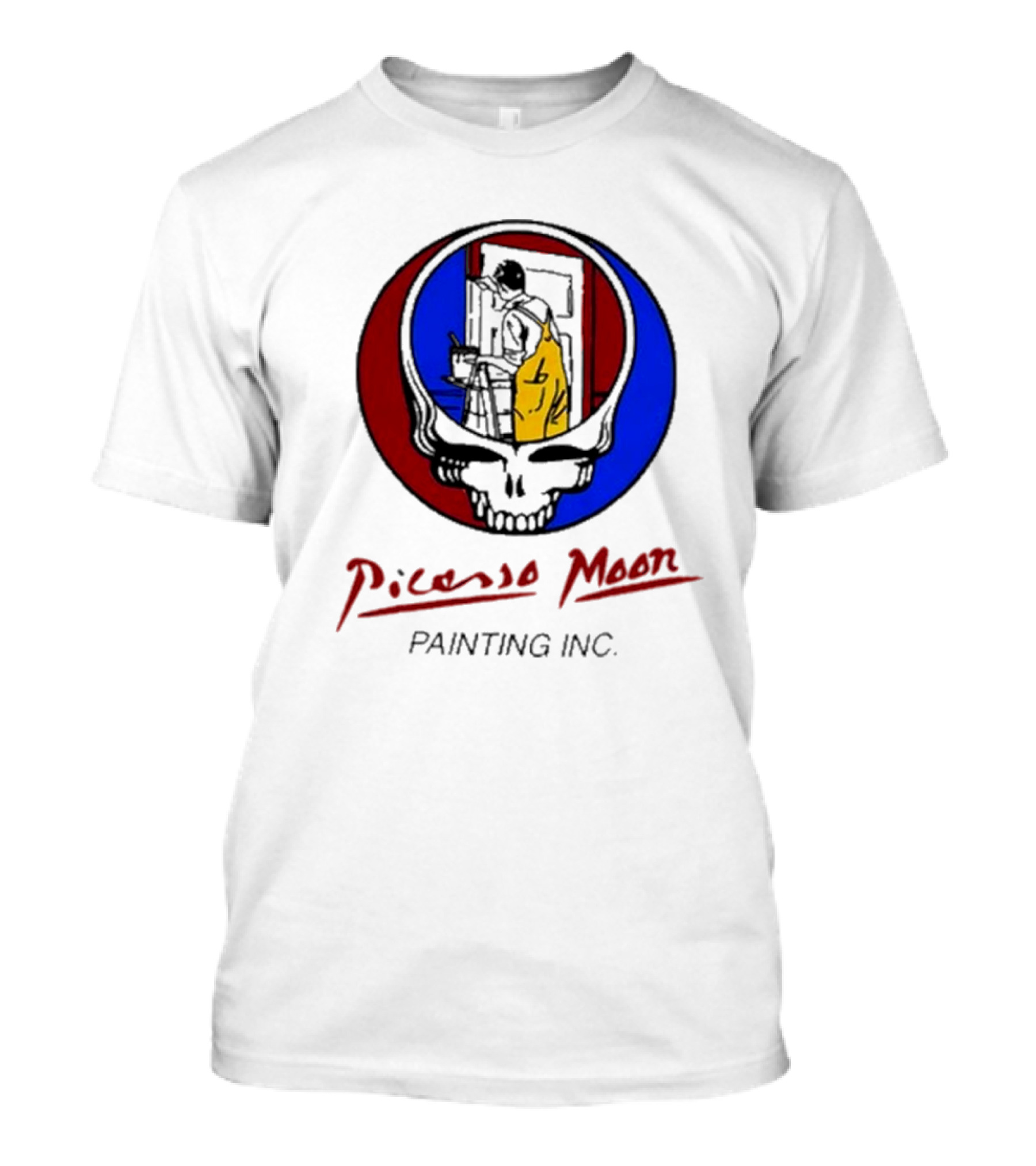 Picasso Moon Painting Inc Dead And Company Skull T-Shirt
