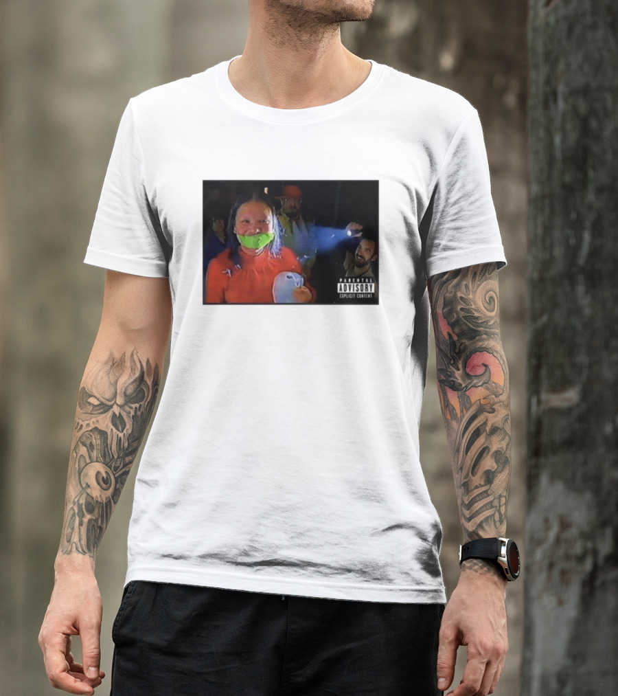 Trishabriellee Fishtank Parental Advisory Explicit Content T-Shirt