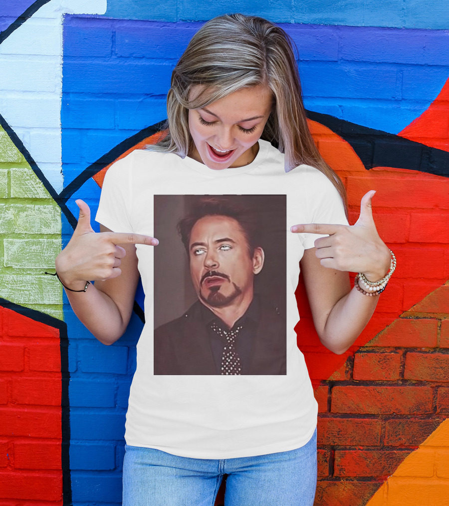 The RDJ Eye Roll Meme Face T-Shirt