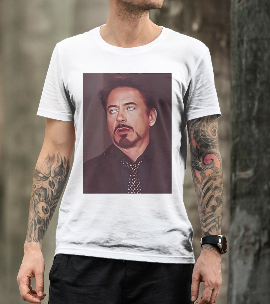 The RDJ Eye Roll Meme Face T-Shirt