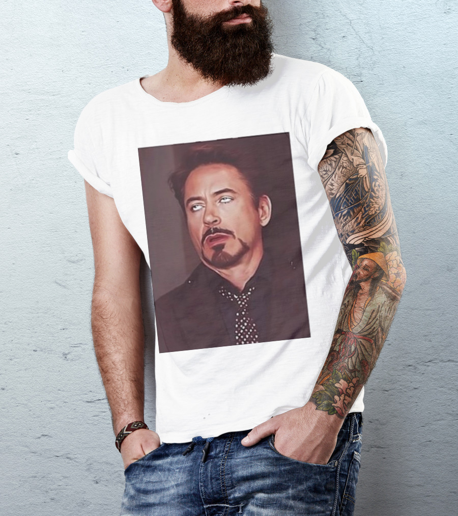 The RDJ Eye Roll Meme Face T-Shirt