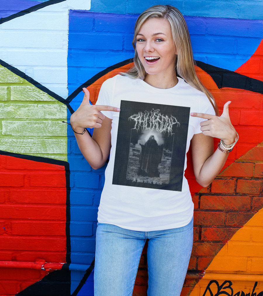 Thursday A Hole In The World Mysterious Cloaked Figure In Cemetery T-Shirt