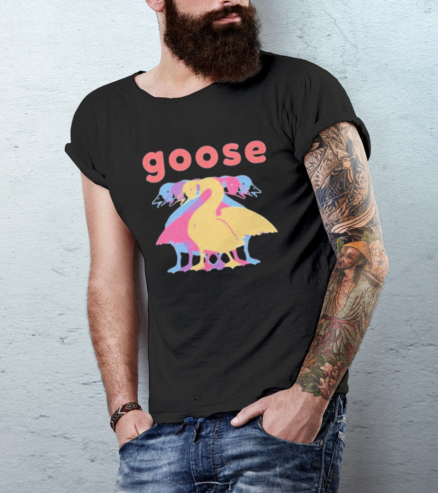 Goose 5 Multi-Colored Layered T-Shirt