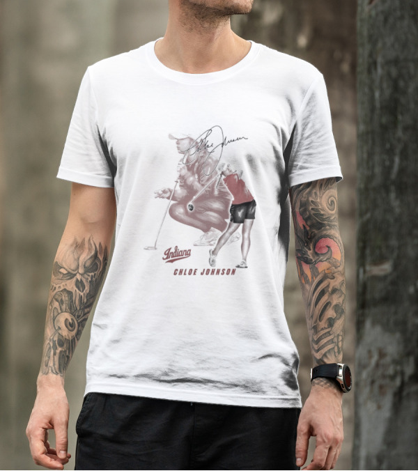 Chloe Johnson Indiana Golf Signature With Dynamic Player T-Shirt