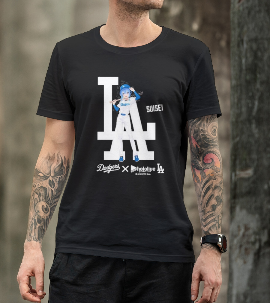 LA Dodgers X Hololive Production Suisei Collaboration T-Shirt