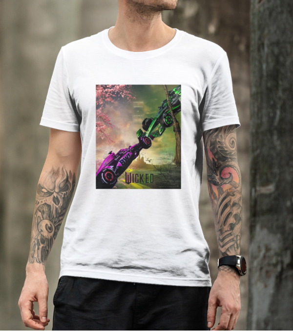 Wicked Everyone Deserves A Chance To Fly Racing Cars Vertical Sky Forest T-Shirt