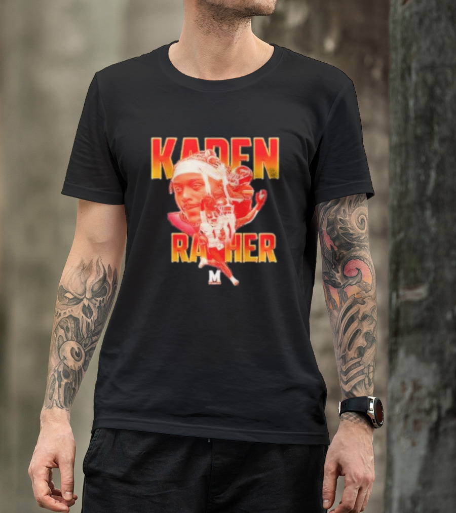 Kaden Prather Maryland Terrapins Football Player Collage T-Shirt