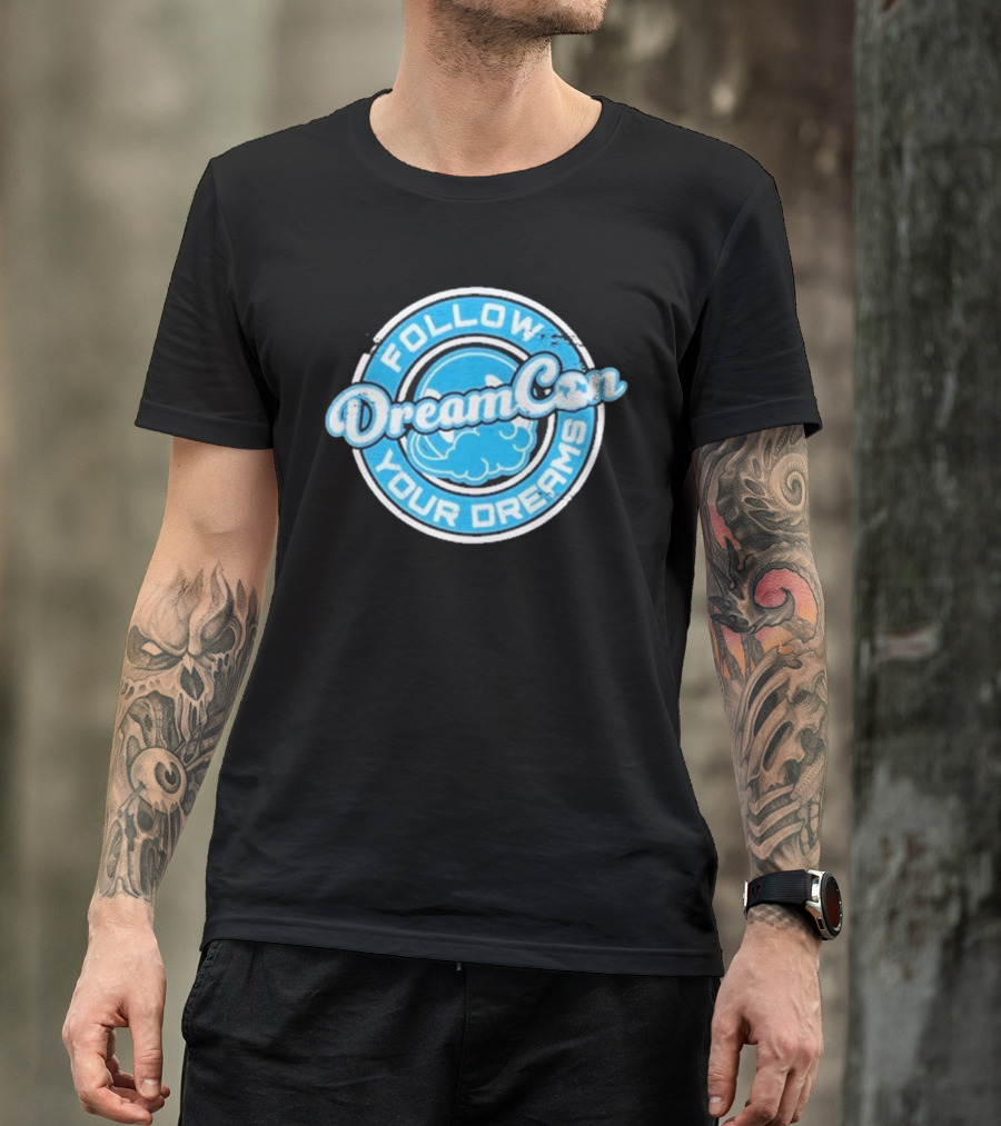 DreamCon Follow Your Dreams Dreamconvention Standard Cloud Badge T-Shirt