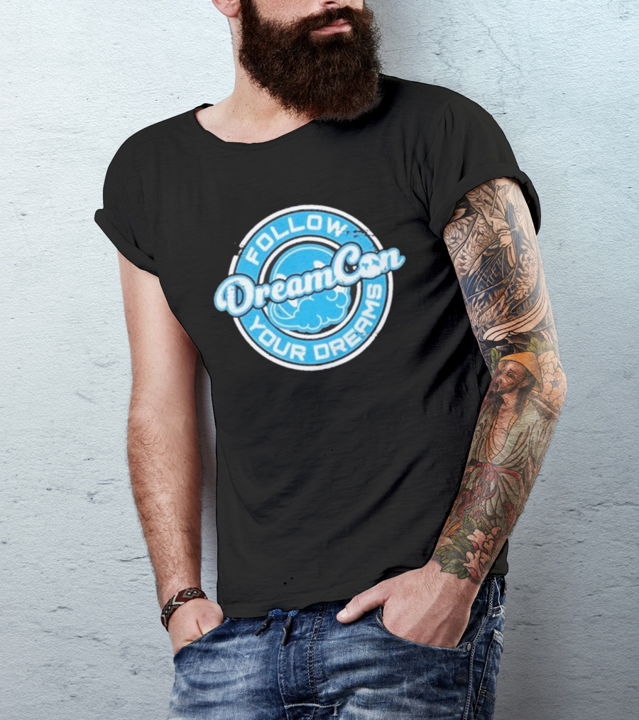 DreamCon Follow Your Dreams Dreamconvention Standard Cloud Badge T-Shirt