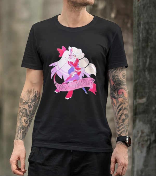 Hazbin Hotel Charlie And Vaggie Embrace More Than Anything T-Shirt
