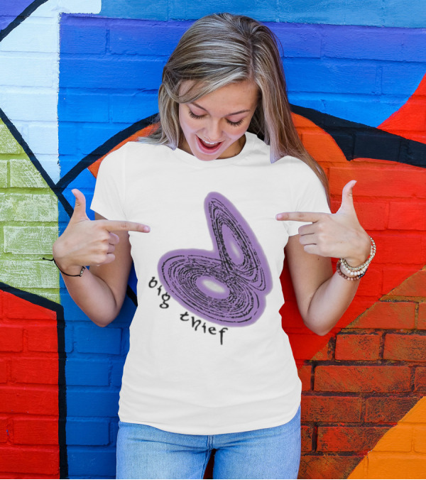 Big Thief Double Infinitee Purple Rings T-Shirt