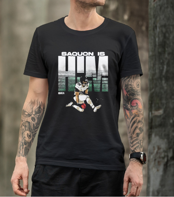 Saquon Is HIM NFLPA Signature Football T-Shirt