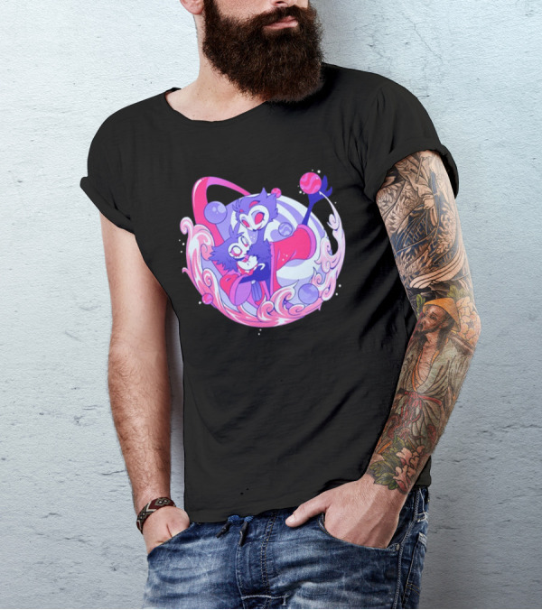 Stolas Owl Demon Cosmic Embrace Lullaby T-Shirt