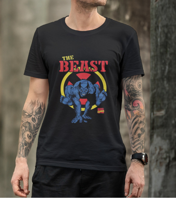 The Beast X-Men Marvel Comics Retro Style Character T-Shirt