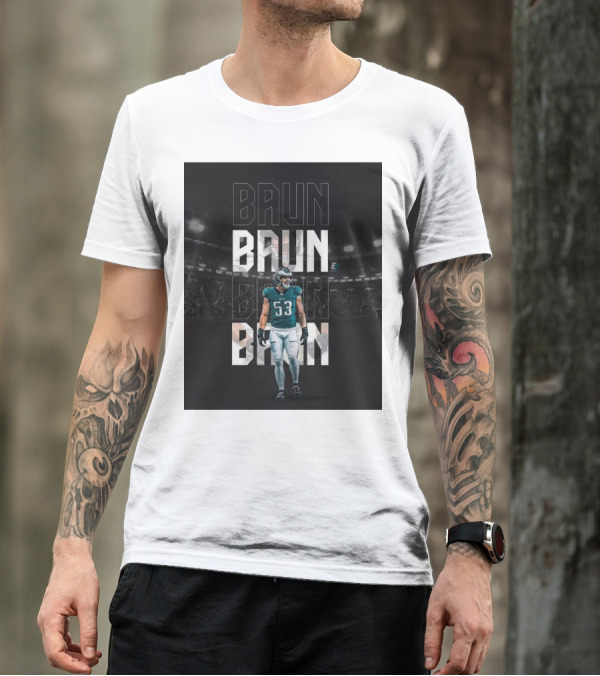 Baun Philadelphia Eagles QB Sack Go Birds Football Stadium T-Shirt
