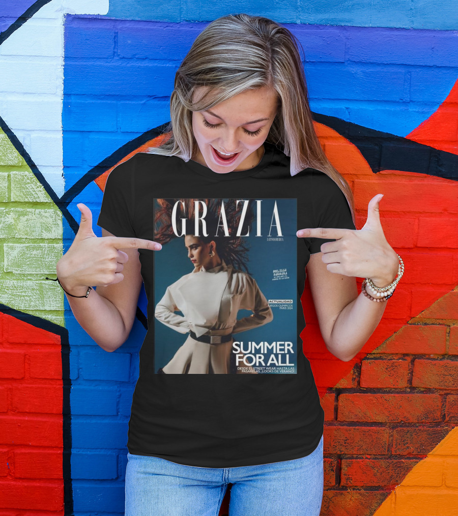 Grazia Latinoamerica Summer For All Melissa Barrera Juegos Olimpicos Paris T-Shirt