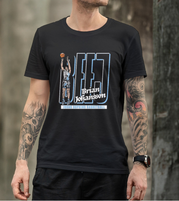 Brian Johansson BEJJ Johns Hopkins Basketball T-Shirt