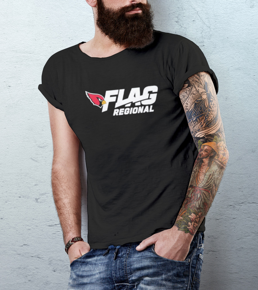 Arizona Cardinals 2025 NFL Flag Regional T-Shirt