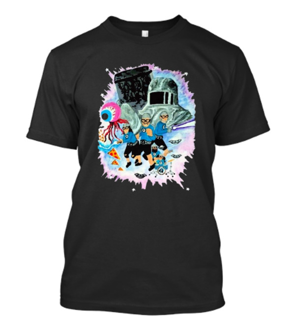 Gloopy The Aquabats Legendary Powdered Milk Space Adventure With Pizza Robots And Eyeball Creature T-Shirt