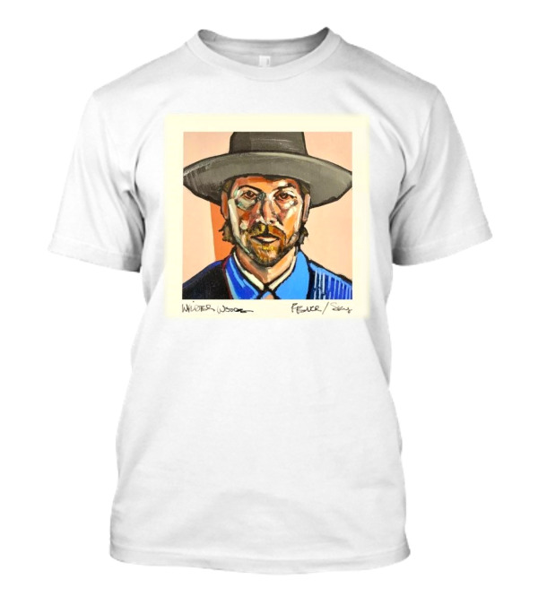 Wilder Woods Fever Sky Painting Portrait Hat Bold Brushstrokes T-Shirt