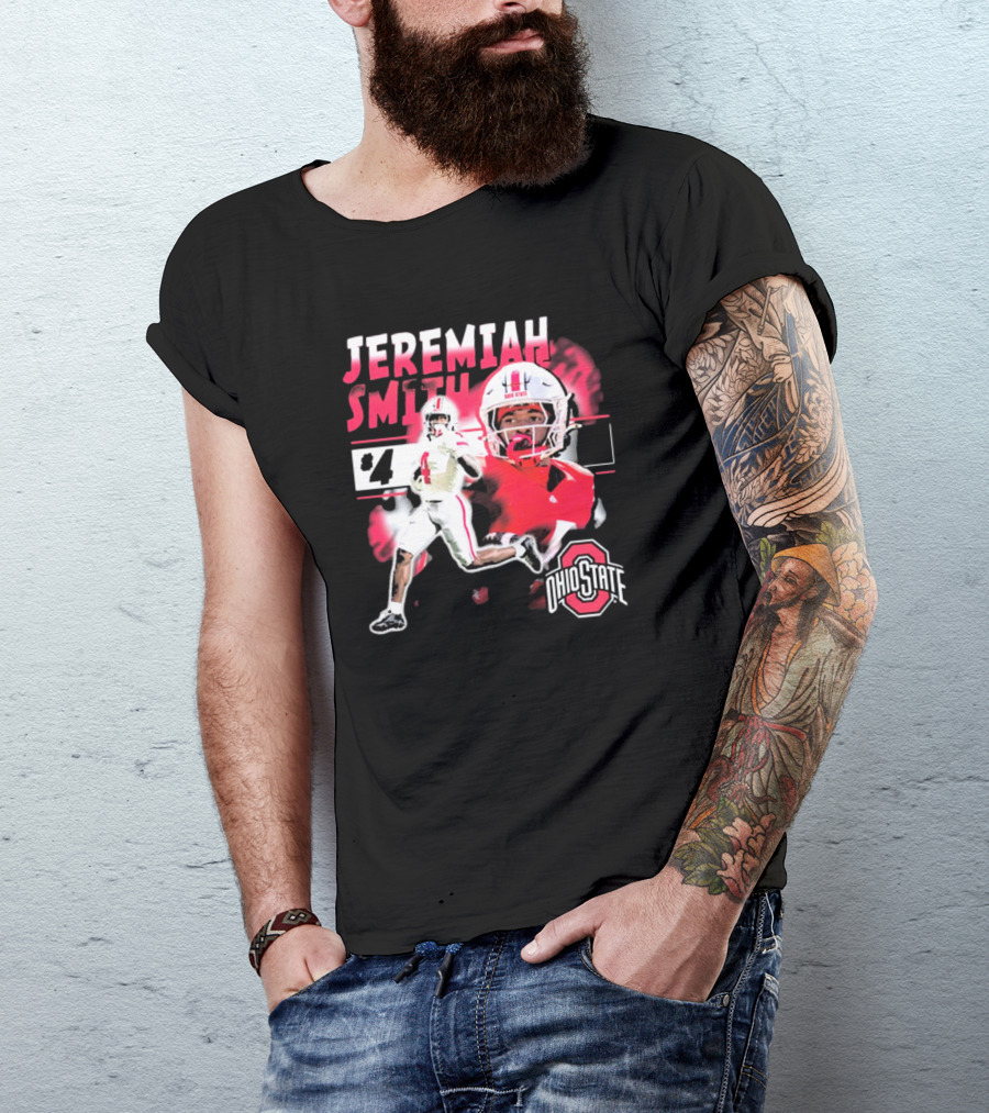Jeremiah Smith #4 Ohio State Buckeyes Football Freshman Achievement T-Shirt