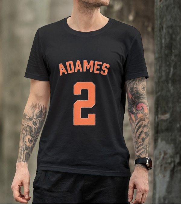 Adames Number 2 San Francisco Giants MLB Baseball 2025 T-Shirt