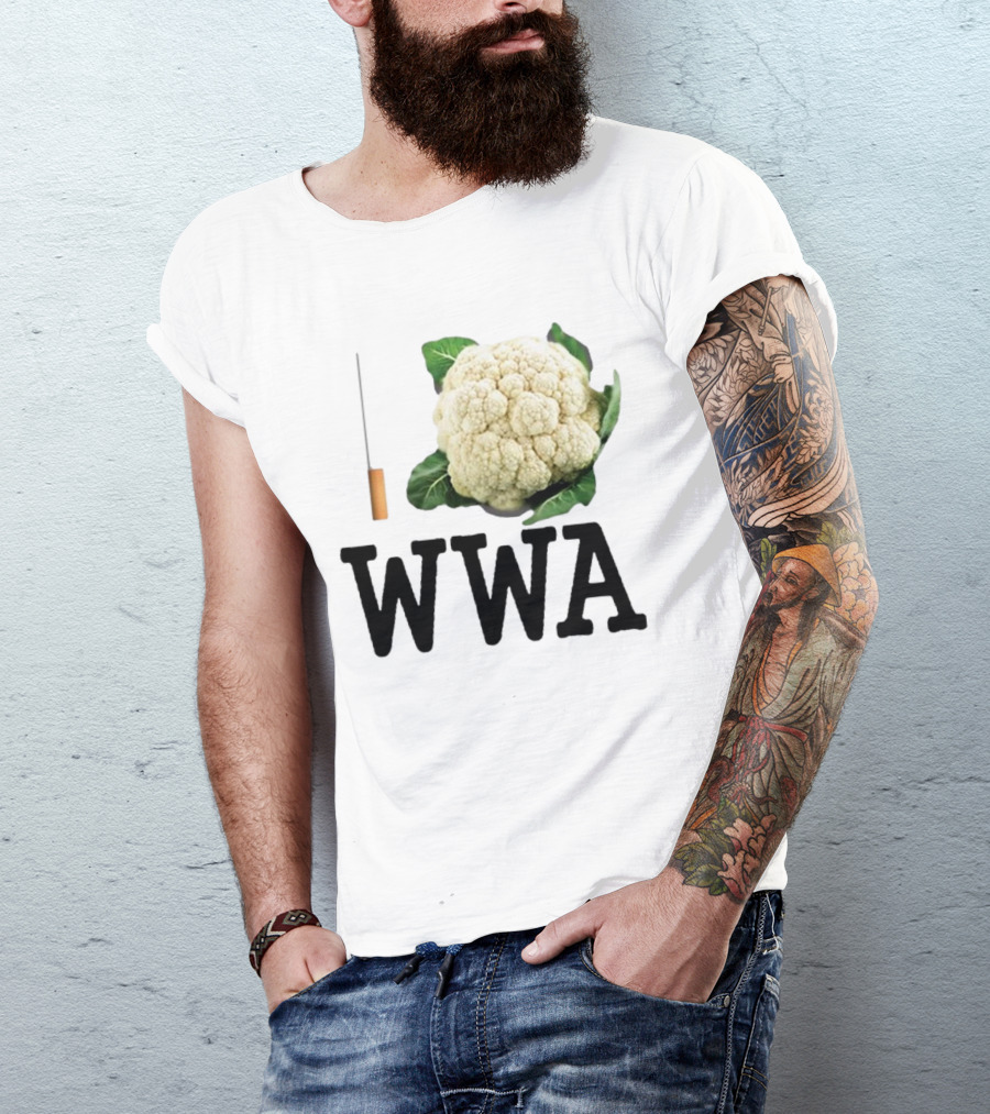 Taco Hemingway Trójkąt Warszawski Biały Cauliflower WWA T-Shirt