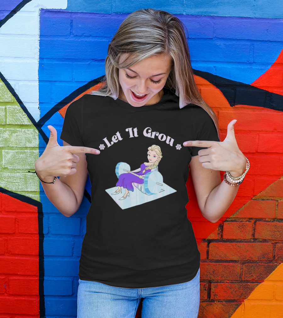 Elsa Let It Grow Frozen Exercise T-Shirt