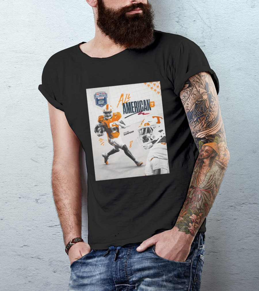 Tennessee Vols Dylan Sampson All-American Cotton Bowl T-Shirt