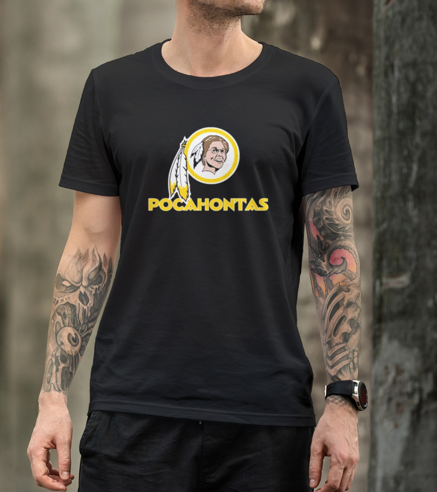 Pocahontas Redskins Parody NFL T-Shirt