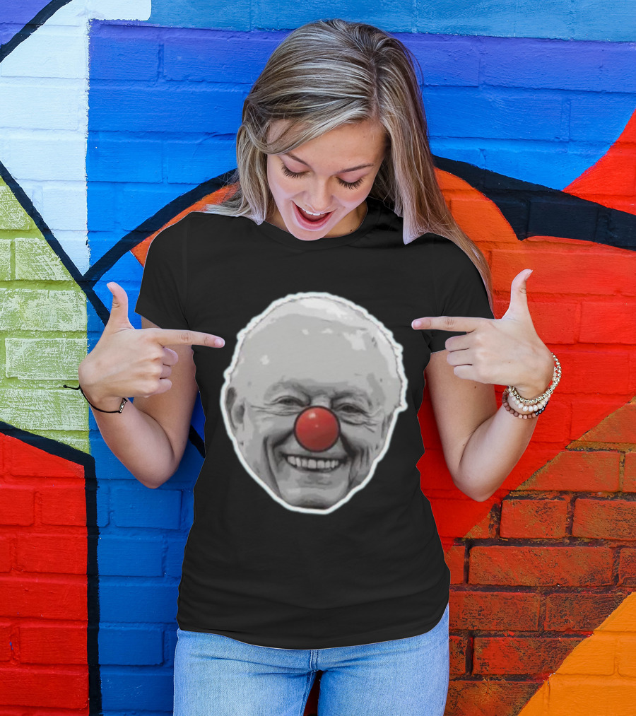 Tywalker716 Jerry Jones Clown Face With Red Nose T-Shirt